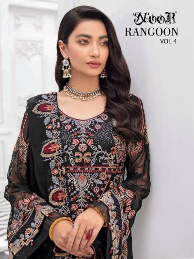 Rangoon Vol 4 By Noor Embroidery Festive Wear Pakistani Suit Collection